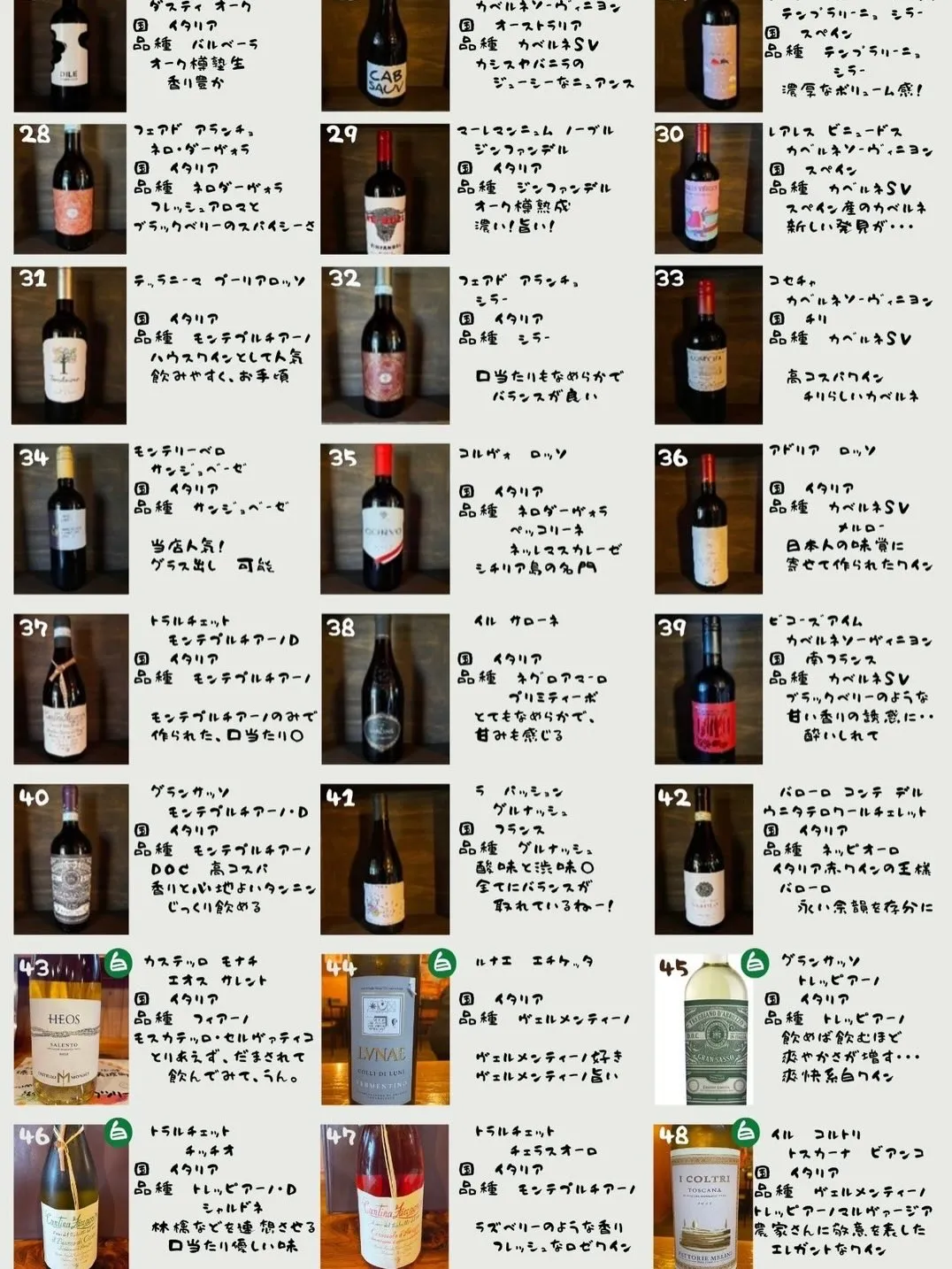 一部商品変更入りました☺️
